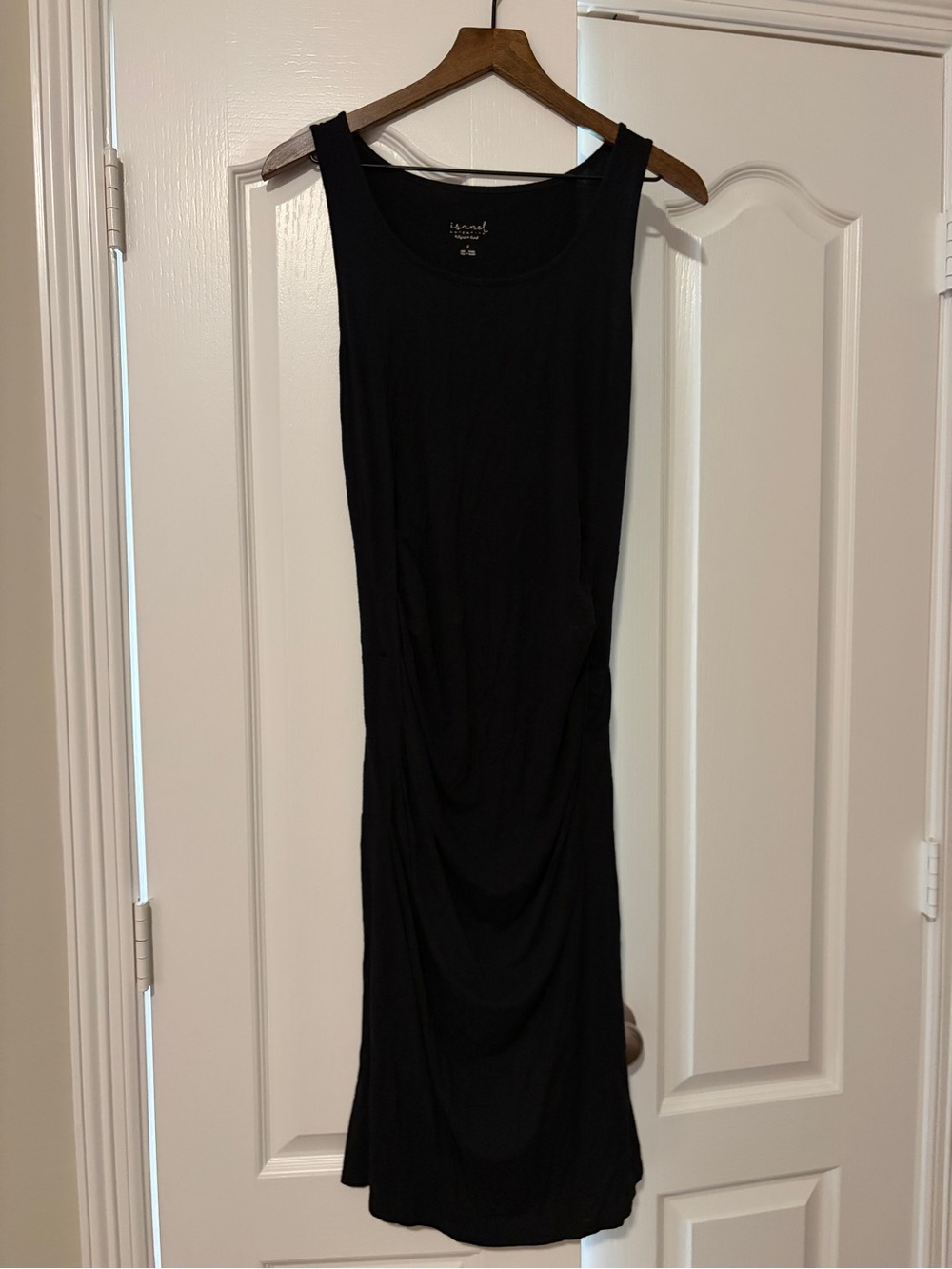 Isabel Maternity by Ingrid & Isabel Black Sleeveless Midi Dress